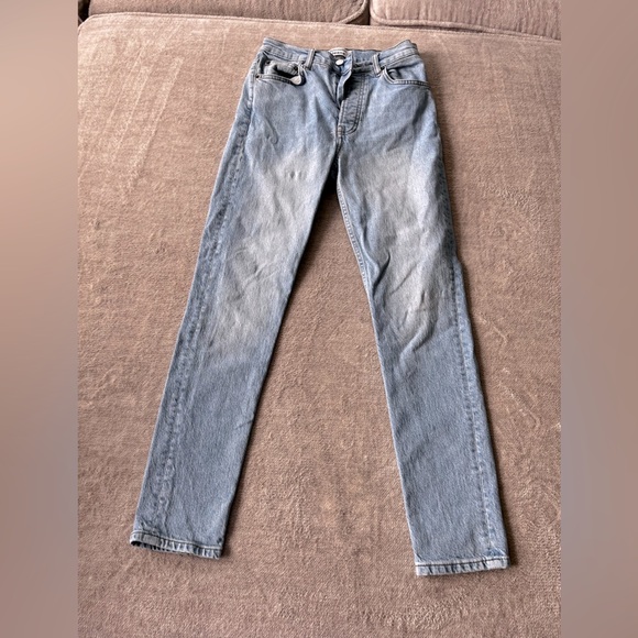 Reformation Montego Women's High Rise Button Fly Skinny Jeans size 26 - Picture 3 of 7